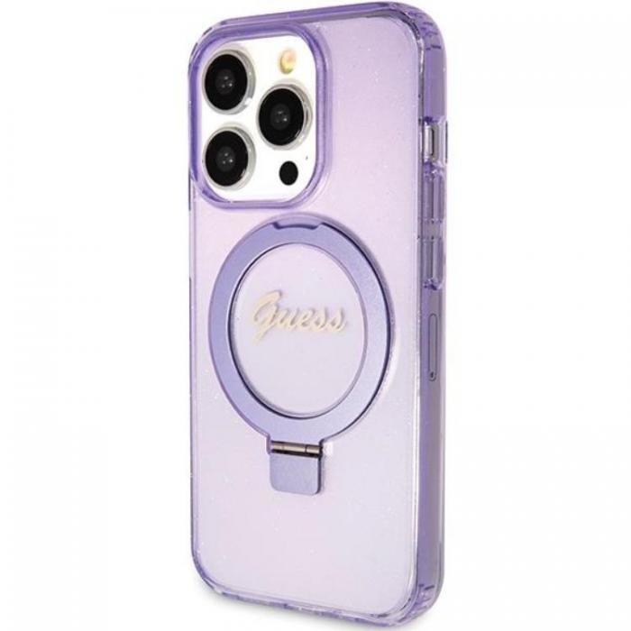 Guess iPhone 15 Pro Max Mobilskal Magsafe Script Glitter