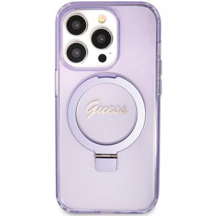 Guess iPhone 15 Pro Max Mobilskal Magsafe Script Glitter