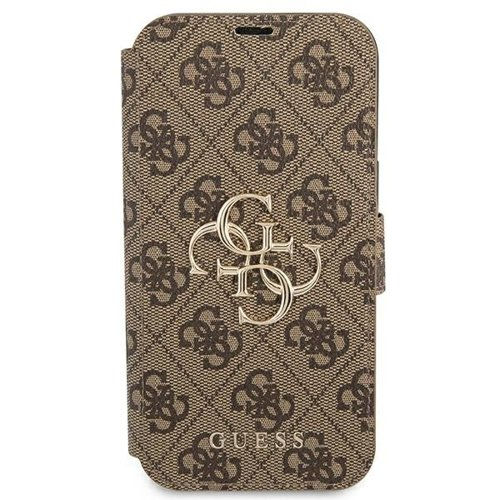 Guess 4G Big Metal Logo Fodral iPhone 13 Pro Max - Brun